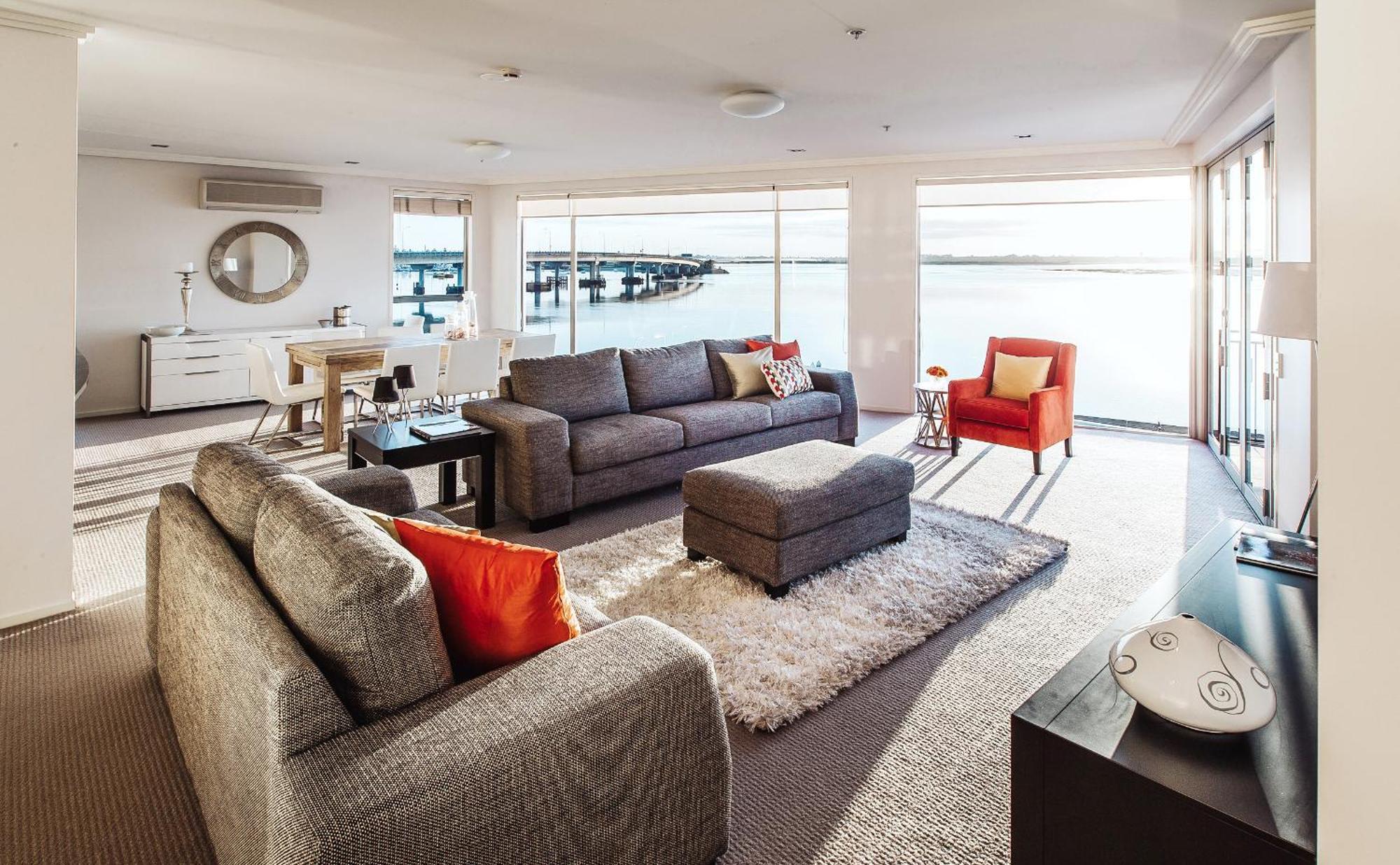 Hotel Trinity Wharf Tauranga Exterior foto